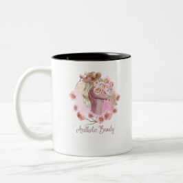 Esthetisch Meisjes Mok | Zwart & Wit Mode Koffie