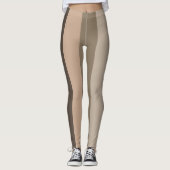 Esthetisch modern lijnenpatroon leggings (Voorkant)