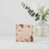 esthetisch | neutraal | Floral | Visitekaartje (Staand voorkant)