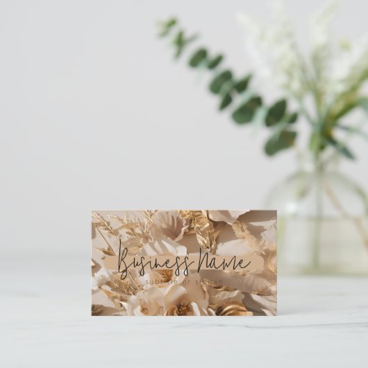 Esthetisch Neutraal Golden Visitekaartje (Staand voorkant)