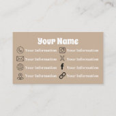 Esthetisch Neutraal Golden Visitekaartje (Achterkant)