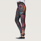 Esthetisch Ontwerp Mooi Eclectisch Kleurrijk Leggings (Links)