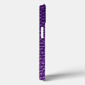 Esthetisch Paars Leren Chic Designerstijl Case-Mate iPhone Case (Achterkant / Rechts)