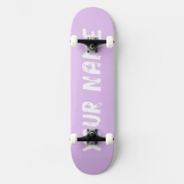 Esthetisch Pastel Paars Persoonlijk Skateboard
