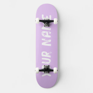 Esthetisch Pastel Paars Persoonlijk Skateboard