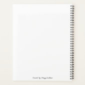 Esthetisch patroon van pastelkleurige cirkels Abst Planner (Achterkant)