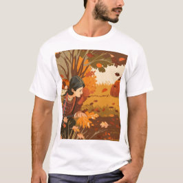 esthetisch pelgrimspatroon t-shirt