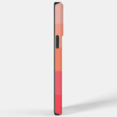 Esthetisch Pinky Peach Palette Stripe kleurenblok Case-Mate iPhone Case (Achterkant / Rechts)