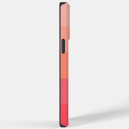 Esthetisch Pinky Peach Palette Stripe kleurenblok Case-Mate iPhone Case (Achterkant / Rechts)