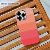 Esthetisch Pinky Peach Palette Stripe kleurenblok Case-Mate iPhone Case