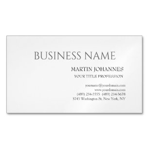 Esthetisch professioneel chic zwart & wit  magnetisch visitekaartje