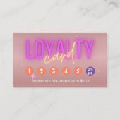 Esthetisch Roos Goud Modern Salon Klantenkaartje (Voorkant)