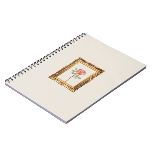 Esthetisch Roos Lijst spiraal Notitieboek (Linkerzijde)