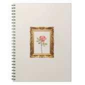 Esthetisch Roos Lijst spiraal Notitieboek (Voorkant)