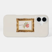 Esthetisch Roos Lijst Telefoonhoes iPhone 16 Hoesje (Achterkant horizontaal)