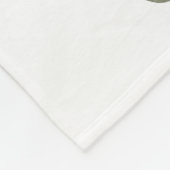 Esthetisch Roze Bloemen Fleece Deken (Hoek)