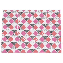 esthetisch roze & zwart driehoek patroon decoratie