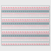 Esthetisch Scandinavisch kerstinpakpapier Cadeaupapier (Vlak)