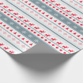 Esthetisch Scandinavisch kerstinpakpapier Cadeaupapier (Hoek)