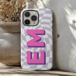 Esthetisch schaakbord Trendy Monogram iPhone 16 Pro Max Hoesje<br><div class="desc">Introductie van het iPhone 16 Pro Max-Hoesje met een stijlvol, esthetisch schaakbordpatroon dat het uiterlijk van uw telefoon verhoogt. Dit premium hoesje is gepersonaliseerd met twee trendy initialen, ideaal om uw voor- en achternaam te laten zien in een modern, strak design. Het dambordpatroon voegt een vleugje durf toe, waardoor uw...</div>