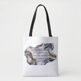 Esthetisch Schattig; Waarde In Gods Woord Christel Tote Bag