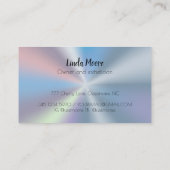 Esthetisch schoonheidshologram visitekaartje (Achterkant)