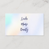 Esthetisch schoonheidshologram visitekaartje (Voorkant)