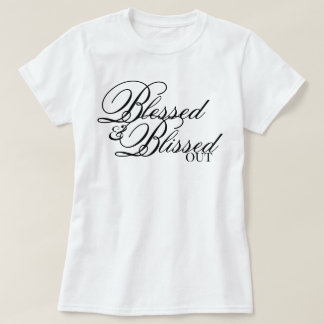 Esthetisch schrift Gewijd & Uitgeblust bevestiging T-shirt