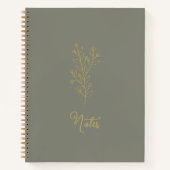 Esthetisch Spiral Journal Notitieboek (Voorkant)