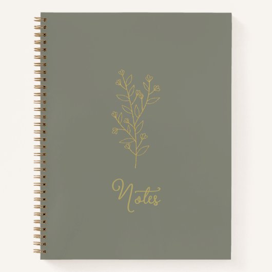 Esthetisch Spiral Journal Notitieboek (Voorkant)