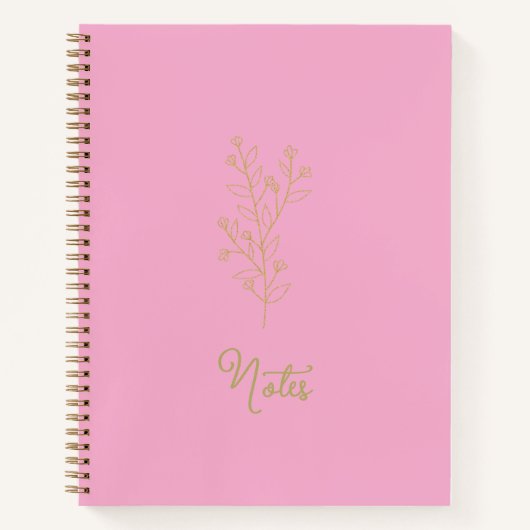 Esthetisch Spiral Journal Notitieboek (Voorkant)