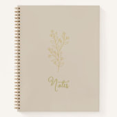 Esthetisch Spiral Journal Notitieboek (Voorkant)