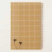 Esthetisch studie vibes journaal planner (Achterkant)