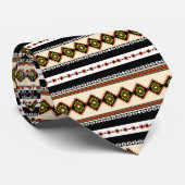 Esthetisch tribal patroon stropdas (Opgerold)