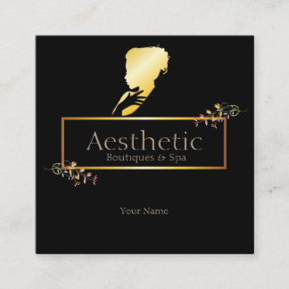 esthetisch vierkante visitekaartje