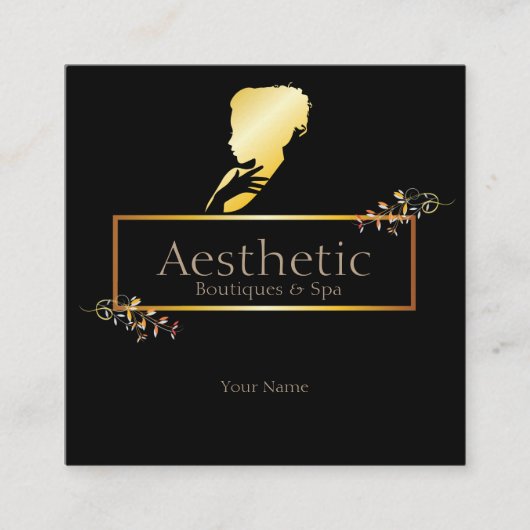 esthetisch vierkante visitekaartje (Voorkant)