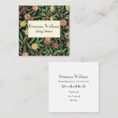 Esthetisch Visitekaartje, Haarstylist, Kapper Vierkante Visitekaartje (Voorkant / Achterkant)