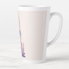 Esthetisch wezensontwerp latte mok