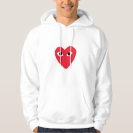 Esthetisch Y2K rood hart Hoodie