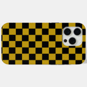 Esthetisch zwart en gouden schaakbord retro Case-Mate iPhone case (Achterkant (horizontaal))