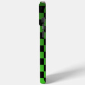 Esthetisch zwart en groen dambord retro Case-Mate iPhone case (Achterkant / Links)