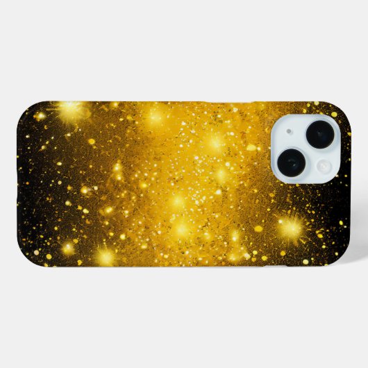 Esthetisch Zwart Geel Chic Case-Mate iPhone Case (Achterkant (horizontaal))