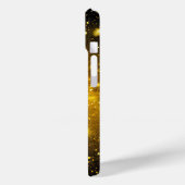 Esthetisch Zwart Geel Chic Case-Mate iPhone Case (Achterkant / Links)