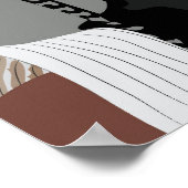 Esthetisch zwart huid meisje, Marsai Martin glimla Poster (Hoek)