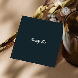 Esthetisch Zwart Wit Grijs Grijs QR Code Vierkante Visitekaartje