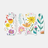 Esthetische 60's Retro Wildflower, Bedankdoosjes (Uitgevouwen)