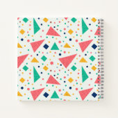 esthetische 80'er retro Memphis funky geometrische Notitieboek (Achterkant)