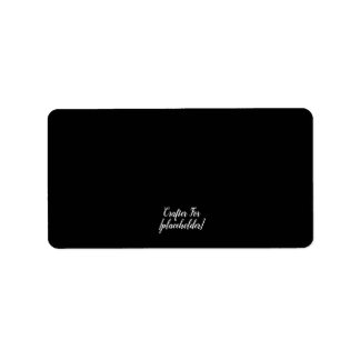 esthetische aangepaste Kaart Etiket