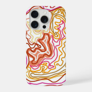 Esthetische, abstracte telefoonhoes  iPhone 15 pro case