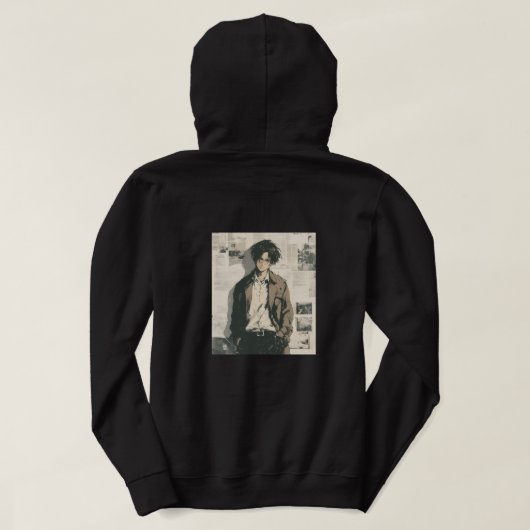 esthetische anime trui hoodie (Design achterkant)